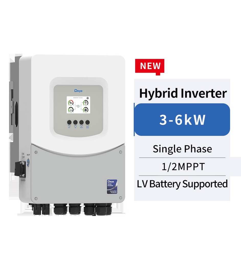 DEYE-EU Low Voltage Hybrid Inverter Single Phase 5kW SG06