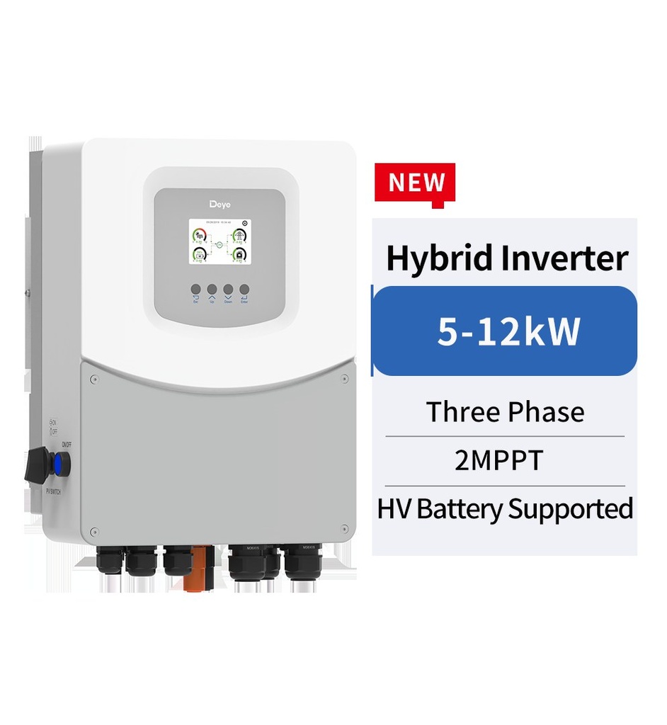 DEYE-EU Low Voltage Hybrid Inverter Three Phase 8kW SG06